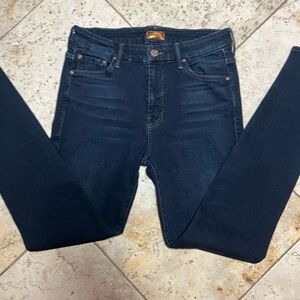 MOTHER High Waist Looker Jeans -Coffee Tea or Me